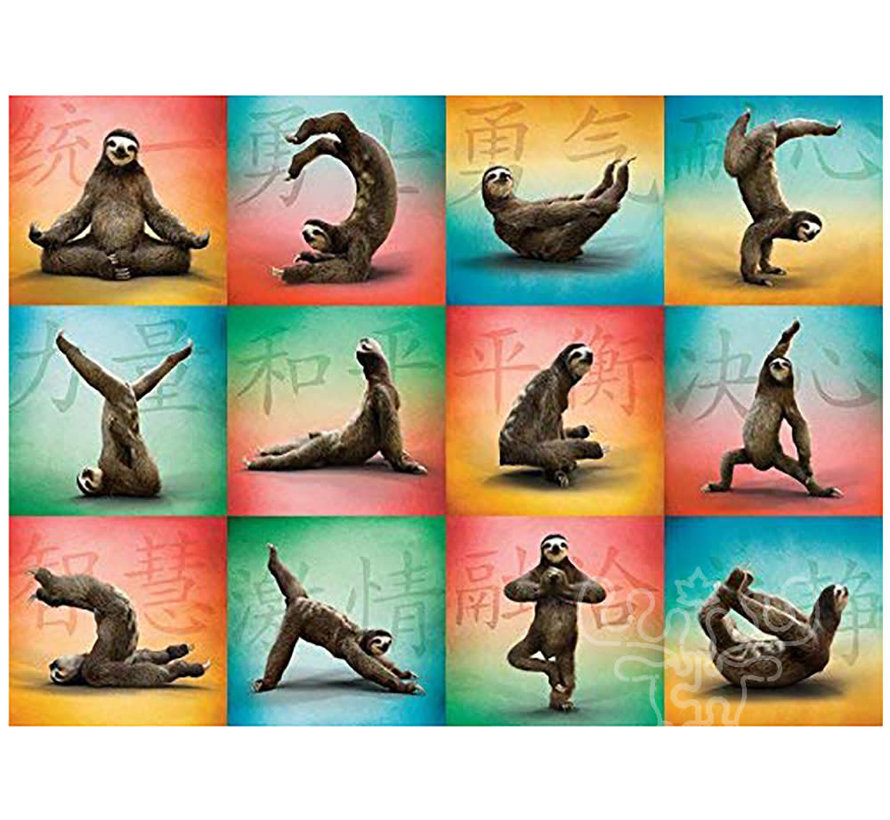 Willow Creek Sloth Yoga Puzzle 1000pcs