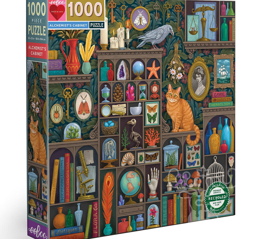 eeBoo Alchemist's Cabinet Puzzle 1000pcs