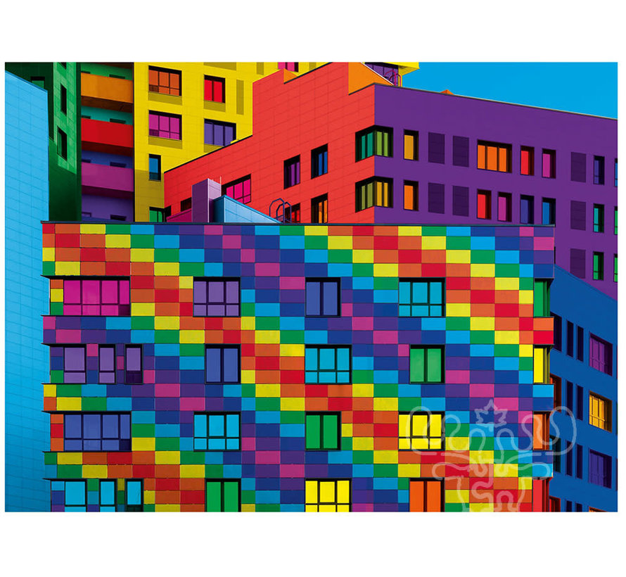 Clementoni Colorboom - Squares Puzzle 500pcs