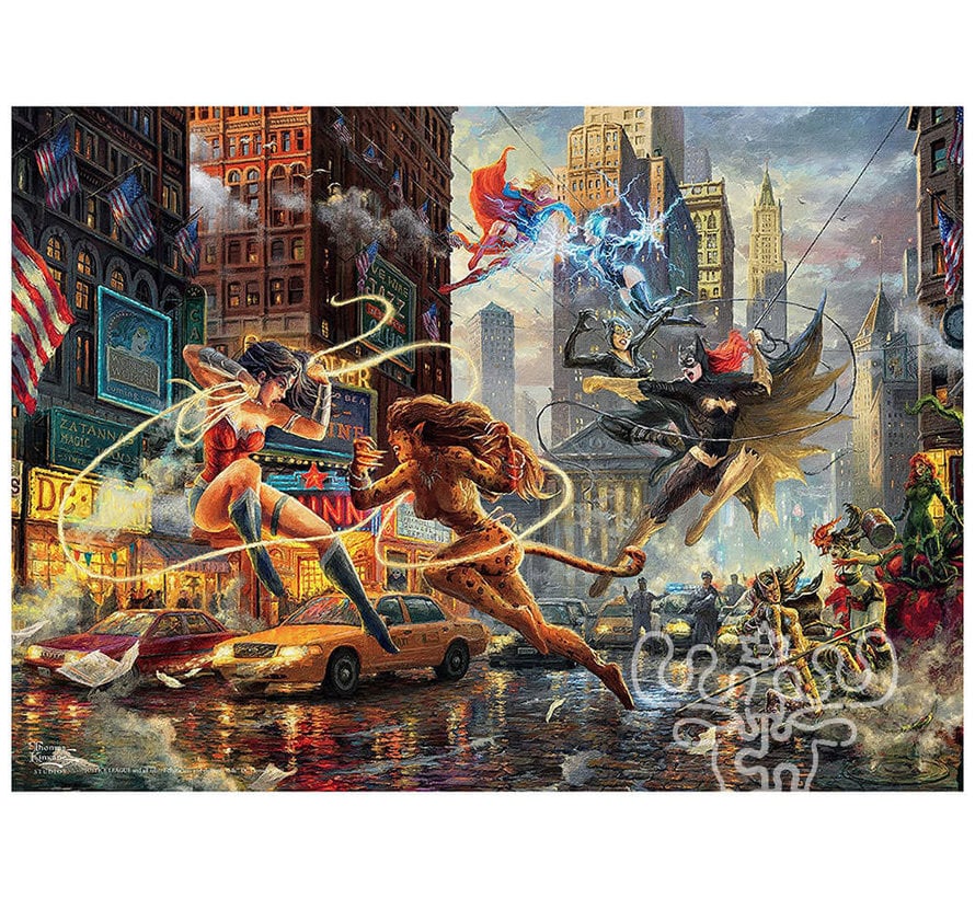 Ceaco Thomas Kinkade DC Justice League: Women of DC Puzzle 1000pcs