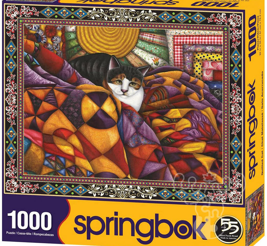 Springbok Quilted Cats Puzzle 1000pcs