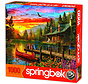 Springbok Cabin Evening Sunset Puzzle 1000pcs