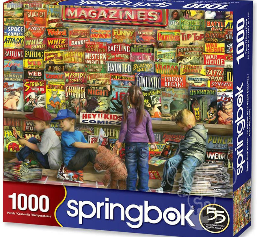 Springbok Comic Book Heaven Puzzle 1000pcs