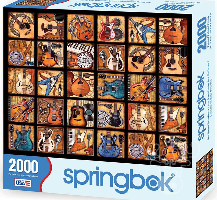 Springbok Six String Symphony Puzzle 2000pcs