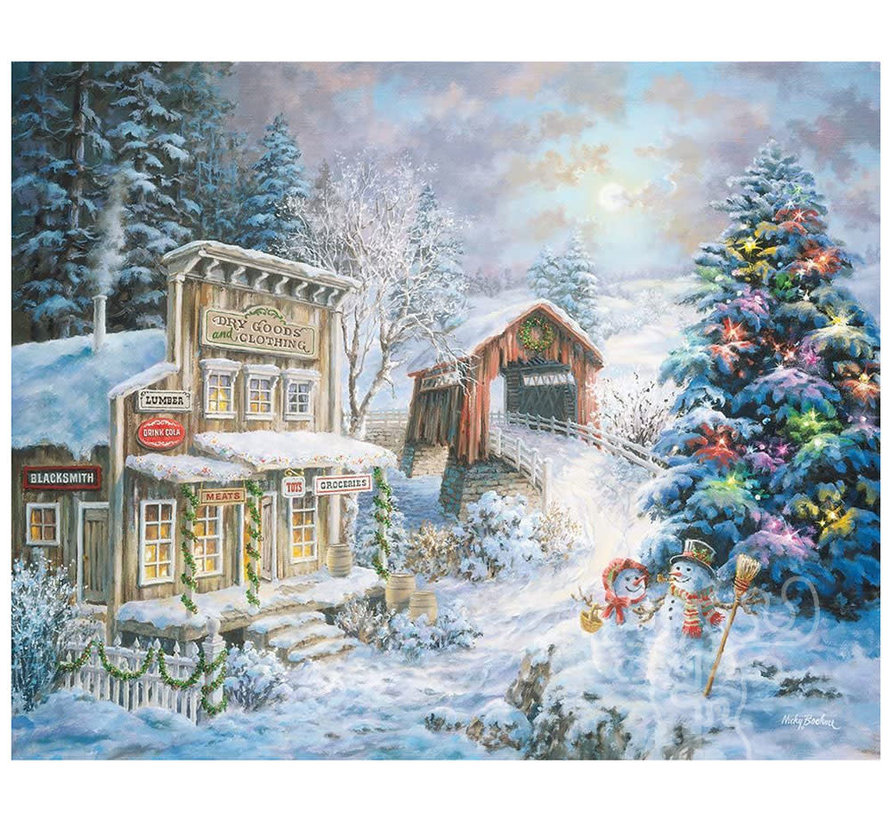 Springbok Country Christmas Store Puzzle 1000pcs
