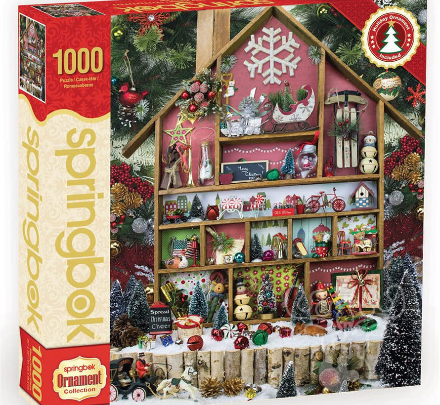 Springbok Christmas Country Home Puzzle 1000pcs