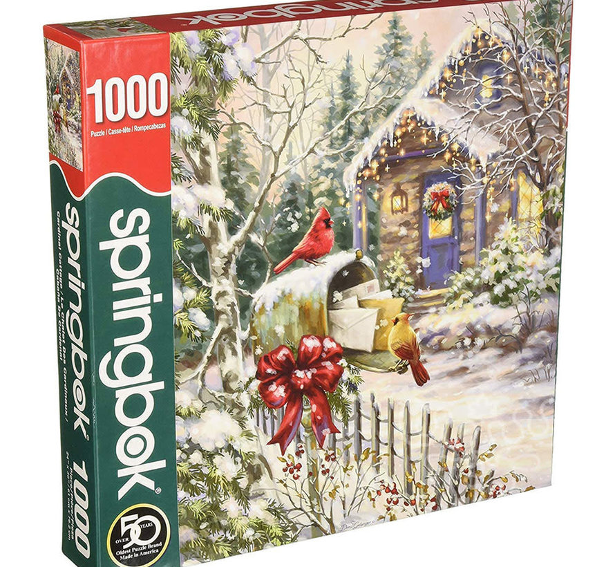 Springbok Cardinal Cottage Puzzle 1000pcs
