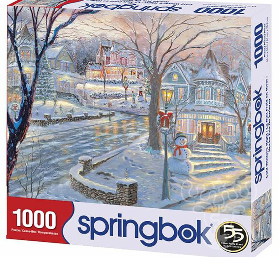Springbok Cold Winter's Night Puzzle 1000pcs