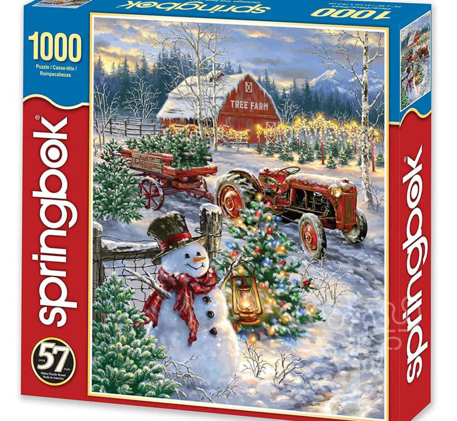 Springbok Christmas Tree Farm Puzzle 1000pcs