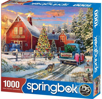 Springbok Springbok Red Barn Tree Farm Puzzle 1000pcs