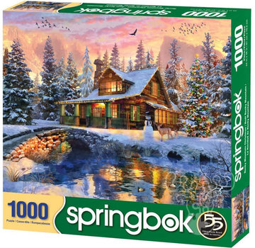 Springbok Springbok Rocky Mountain Christmas Puzzle 1000pcs