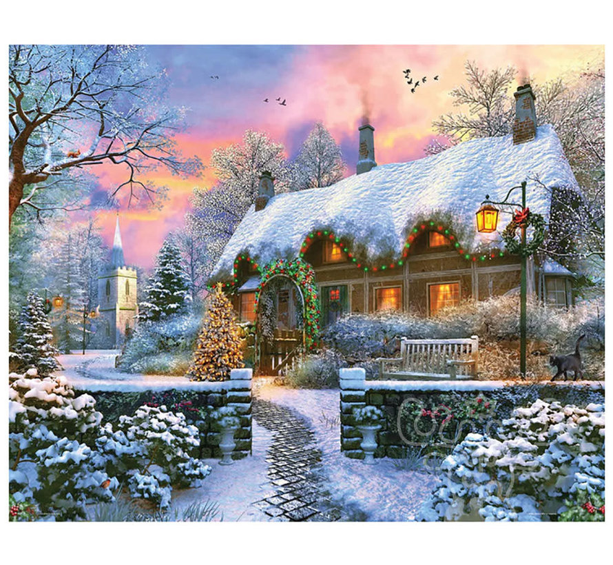 Springbok Christmas Cottage Puzzle 1000pcs