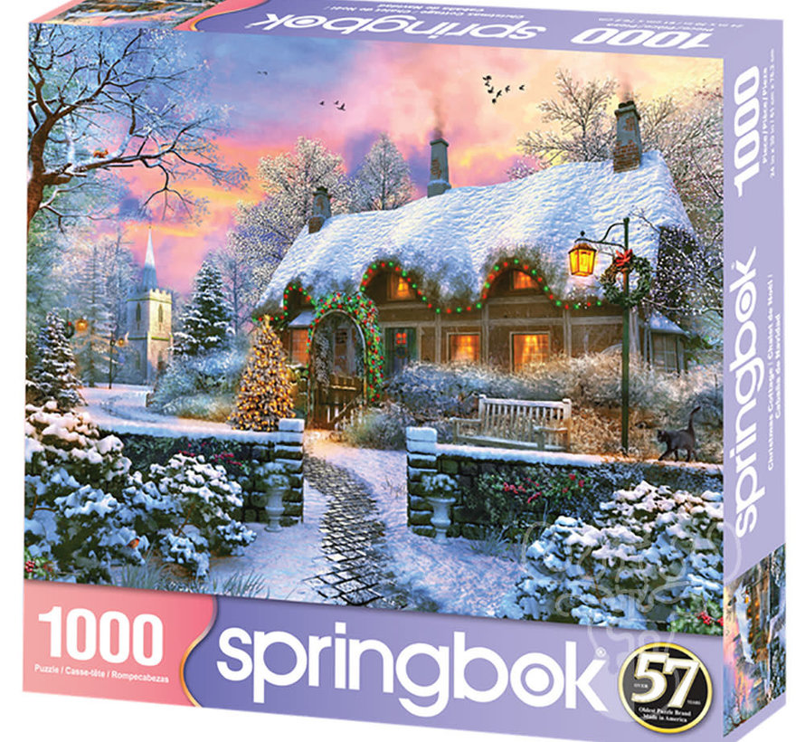 Springbok Christmas Cottage Puzzle 1000pcs