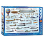 Eurographics Transportation: History of Aviation Puzzle 1000pcs