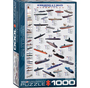 Eurographics Eurographics Transportation: Submarines & U-Boats Puzzle 1000pcs