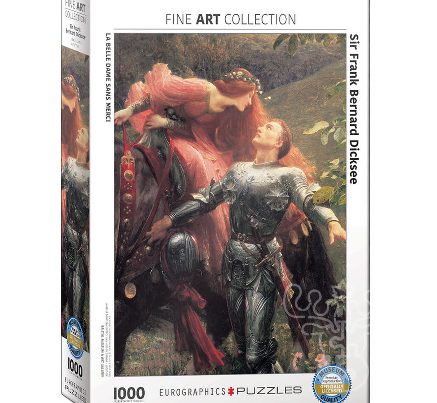 Eurographics Fine Art Dicksee: La Belle Dame sans Merci Puzzle 1000pcs