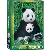 Eurographics Eurographics Photography Animal: Panda & Baby Puzzle 1000pcs