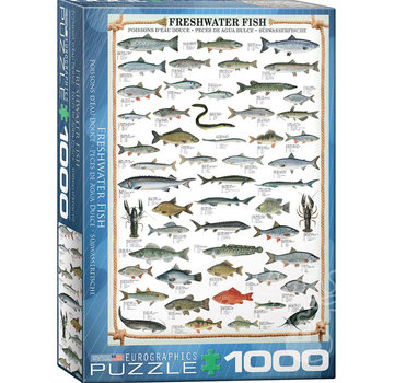 Eurographics Eurographics Chart: Freshwater Fish Puzzle 1000pcs
