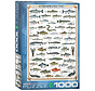 Eurographics Freshwater Fish Puzzle 1000pcs