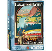Eurographics Eurographics Vintage: Canadian Pacific: Banff in the Canadian Rockies Puzzle 1000pcs