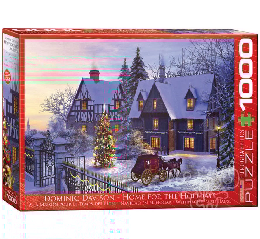 Eurographics Artist Label Davison: Home for the Holidays Puzzle 1000pcs