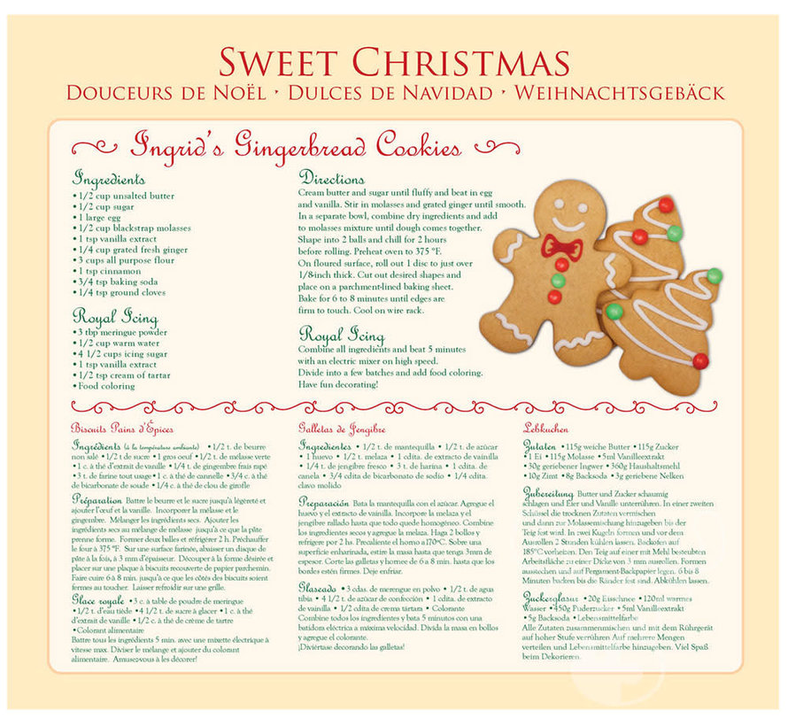 Eurographics Food: Sweet Christmas Puzzle 1000pcs