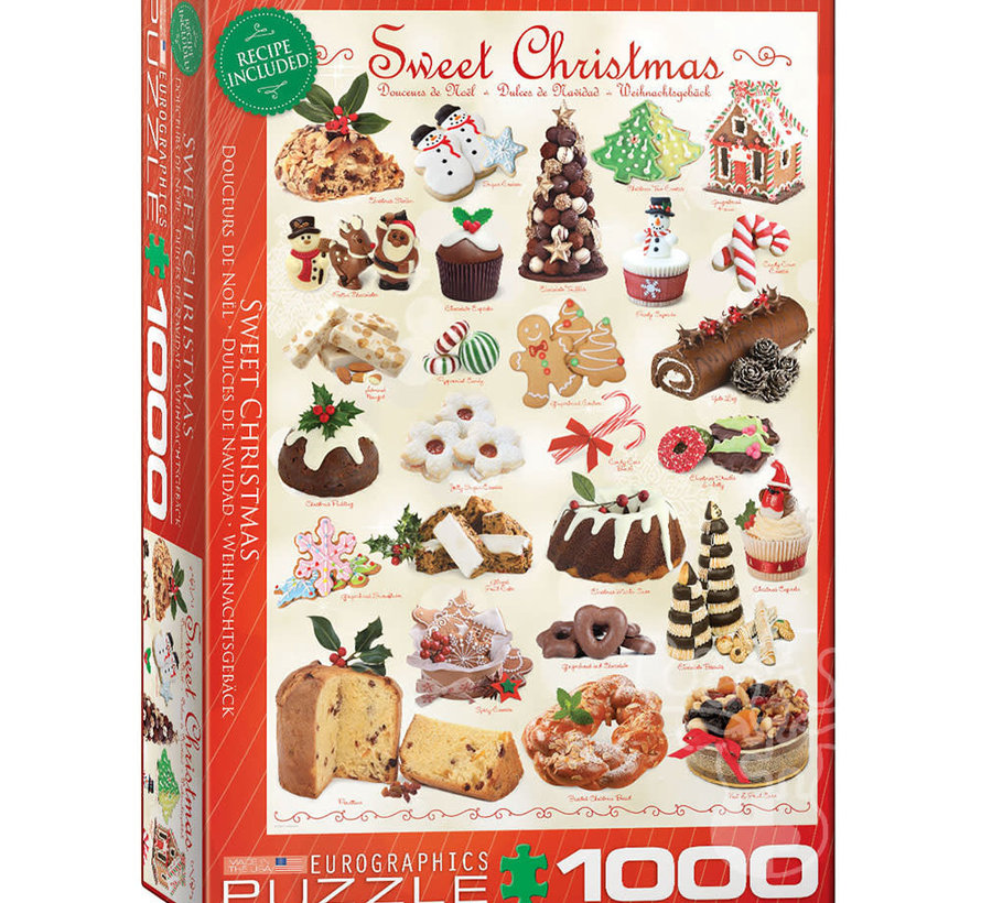 Eurographics Food: Sweet Christmas Puzzle 1000pcs