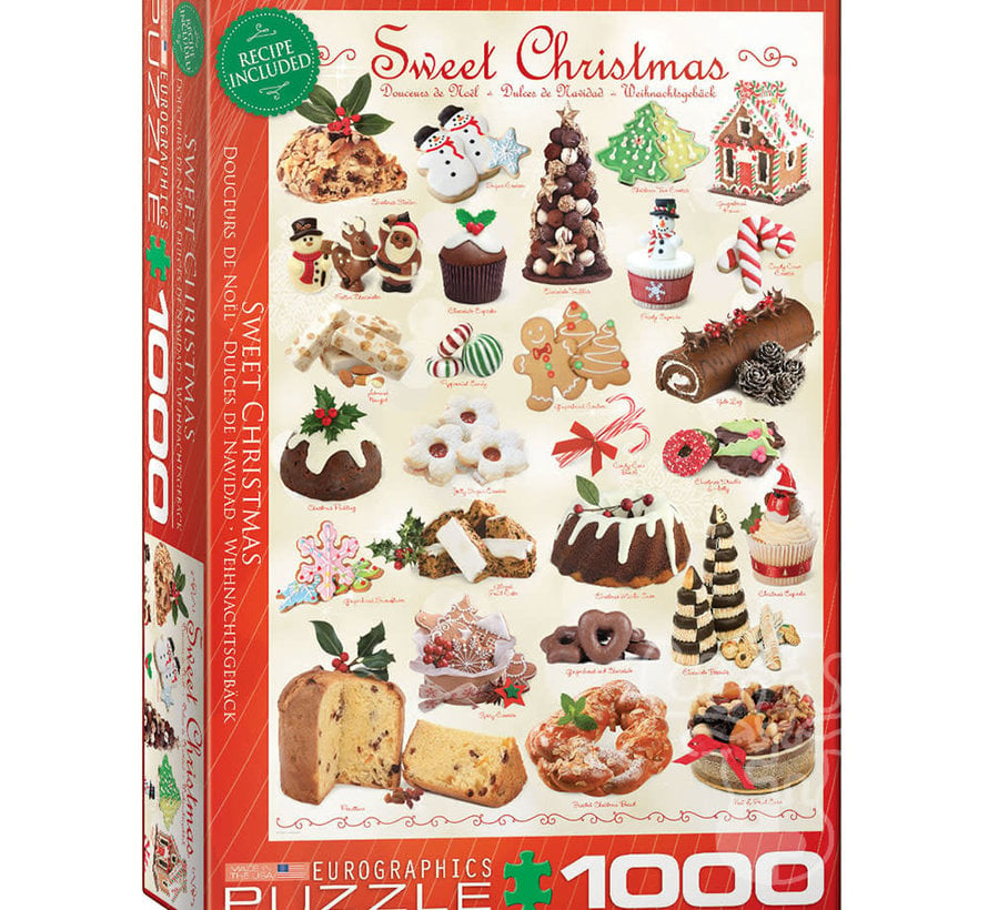 Eurographics Sweet Christmas Puzzle 1000pcs