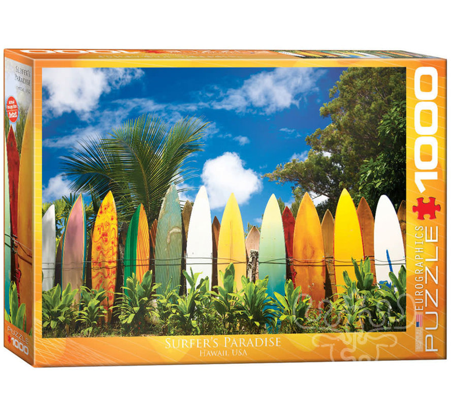 Eurographics Photography Scenic: Surfer's Paradise Hawaii Puzzle 1000pcs