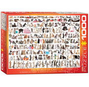 Eurographics Eurographics Chart: The World of Cats Puzzle 1000pcs
