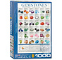 Eurographics Gemstones Puzzle 1000pcs