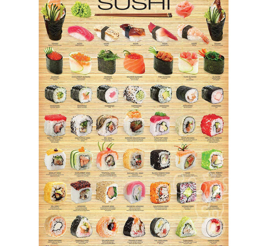 Eurographics Food: Sushi Puzzle 1000pcs