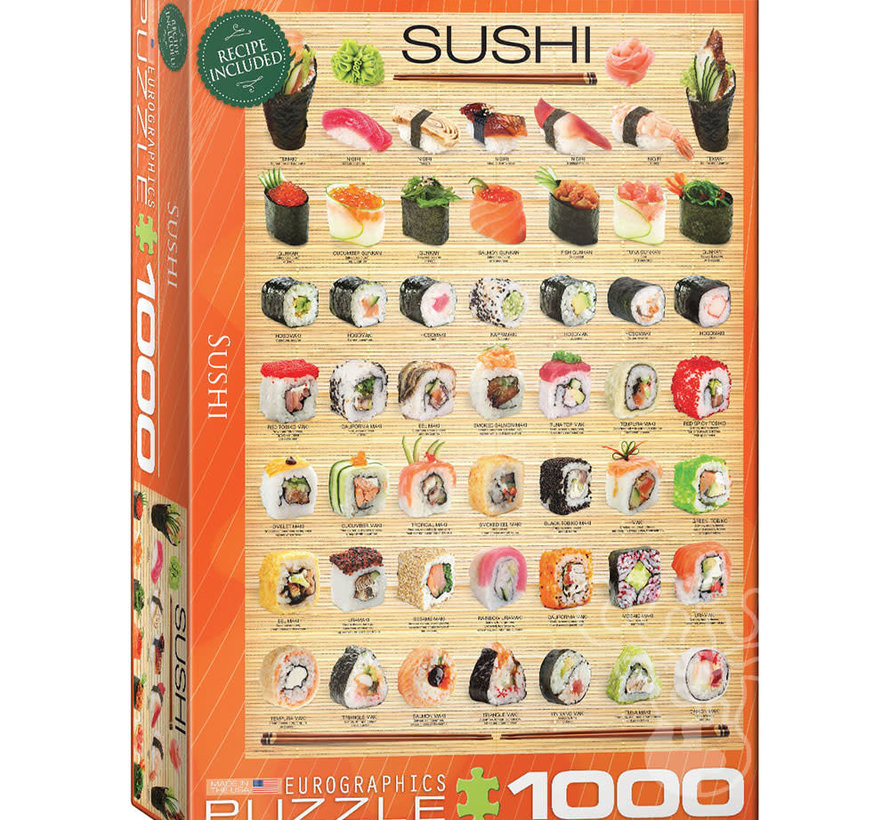 Eurographics Food: Sushi Puzzle 1000pcs