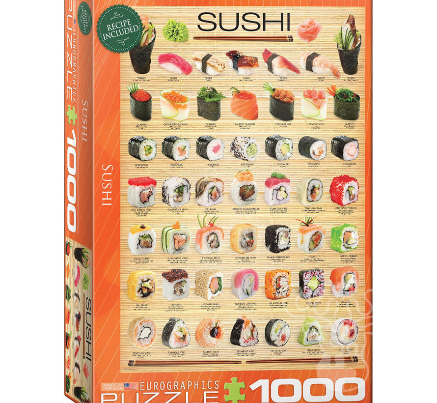 Eurographics Sushi Puzzle 1000pcs