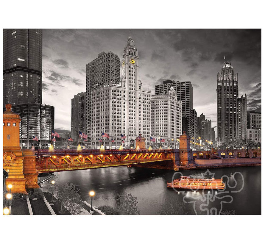 Eurographics Photography Cities: Chicago, Michigan Avenue Puzzle 1000pcs