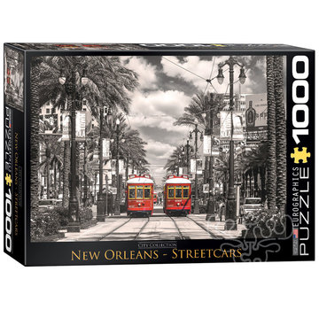Eurographics Eurographics New Orleans, Streetcars Puzzle 1000pcs RETIRED