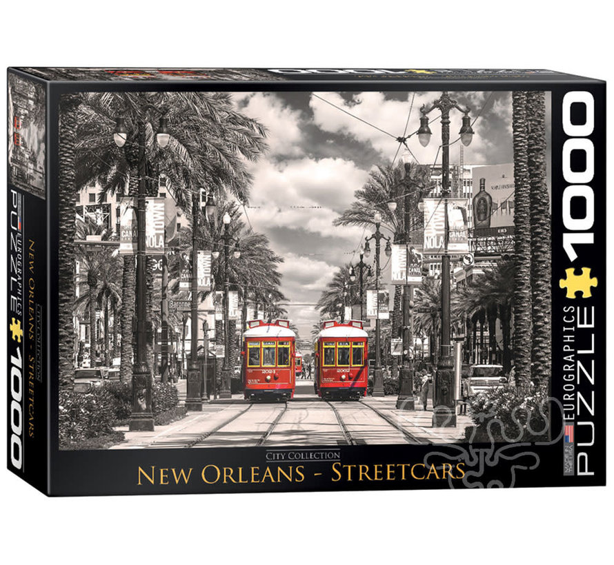 Eurographics New Orleans, Streetcars Puzzle 1000pcs RETIRED