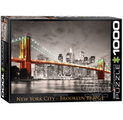 Eurographics Eurographics Photography Cities: New York City, Brooklyn Bridge Puzzle 1000pcs