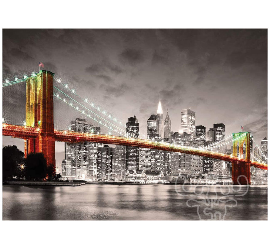 Eurographics Photography Cities: New York City, Brooklyn Bridge Puzzle 1000pcs