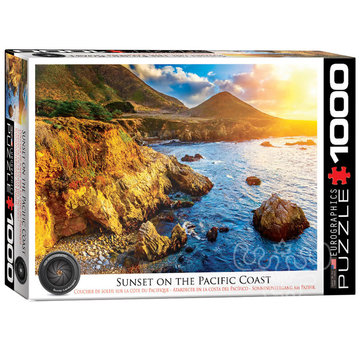 Eurographics Eurographics HDR Photography: Sunset on the Pacific Coast Puzzle 1000pcs