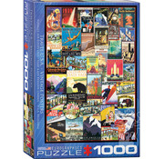 Eurographics Eurographics Vintage: Travel USA Vintage Posters Puzzle 1000pcs
