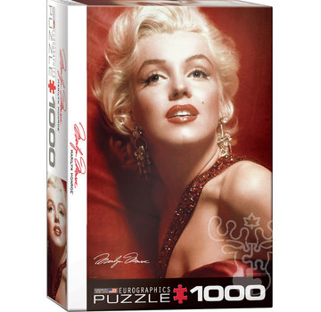 Eurographics Eurographics Marilyn Monroe Red Portrait Puzzle 1000pcs RETIRED