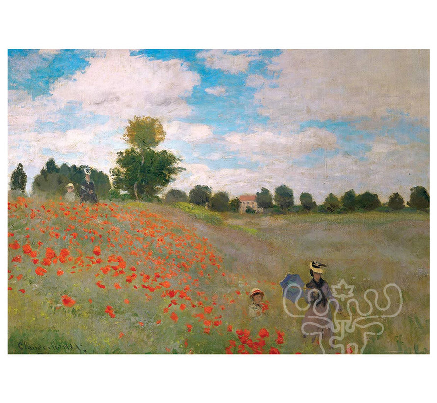 Eurographics Fine Art Monet: The Poppy Field Puzzle 1000pcs