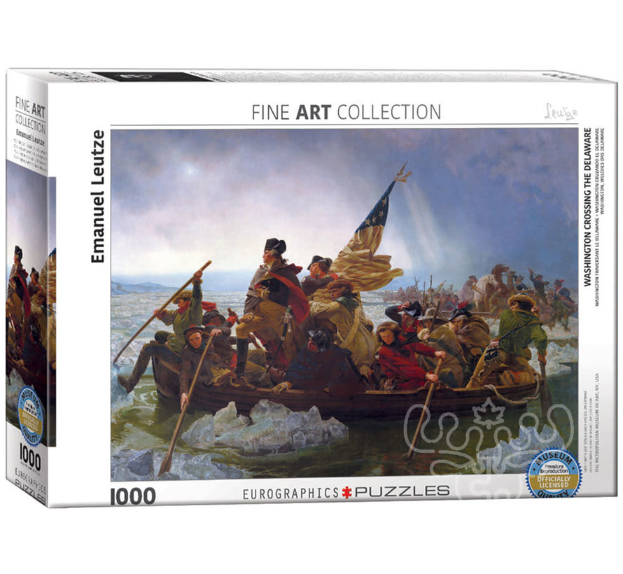 Eurographics Fine Art Leutze: Washington Crossing Delaware Puzzle 1000pcs