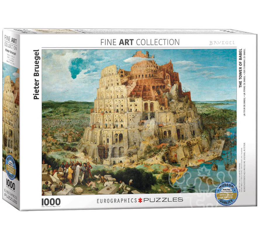 Eurographics Fine Art Bruegel: The Tower of Babel Puzzle 1000pcs