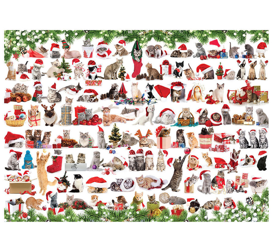 Eurographics Holiday Cats Puzzle 1000pcs