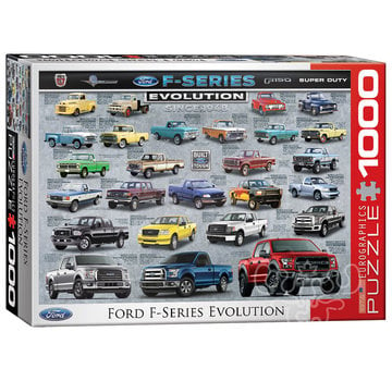 Eurographics Eurographics Ford F-Series Evolution Puzzle 1000pcs