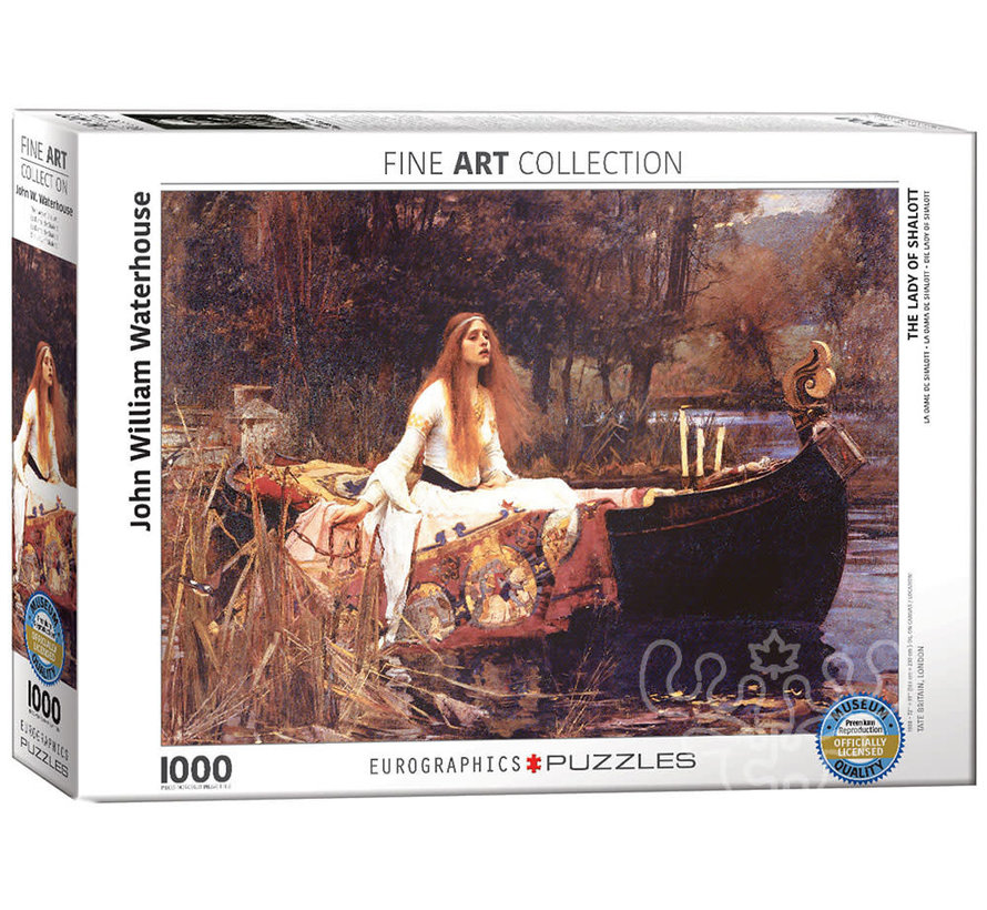 Eurographics Fine Art Waterhouse: The Lady of Shalott Puzzle 1000pcs