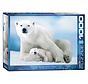 Eurographics Photography Animal: Polar Bear & Baby Puzzle 1000pcs