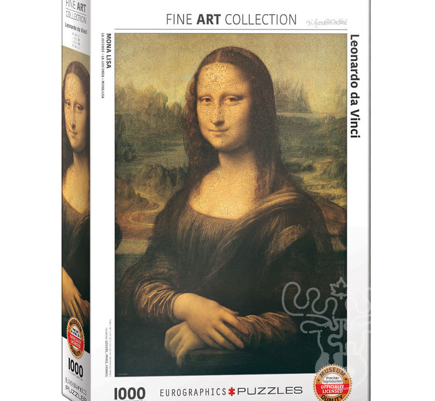 Eurographics Fine Art da Vinci: Mona Lisa Puzzle 1000pcs